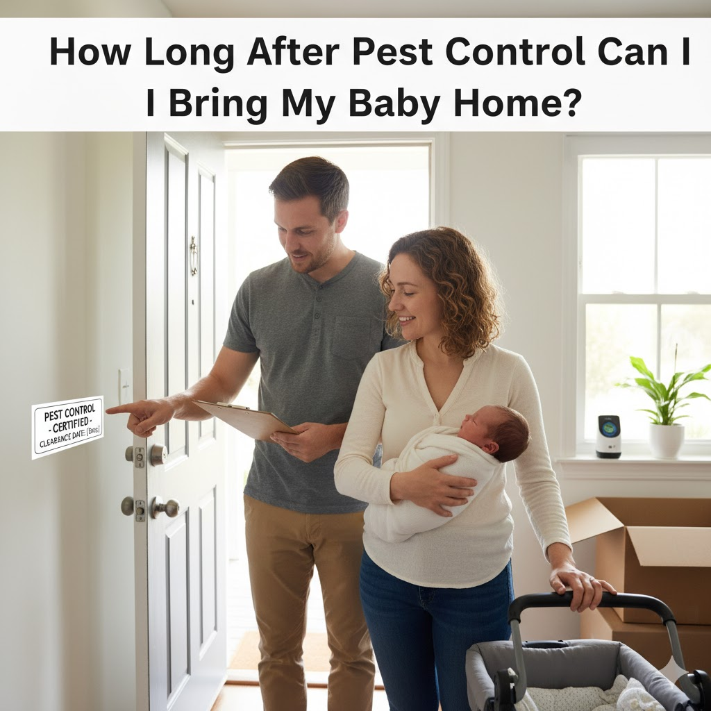 How Long After Pest Control Can I Bring My Baby Home?