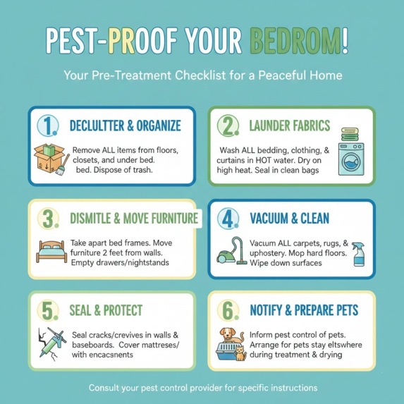 How Do I Prepare My Bedroom for Pest Control?