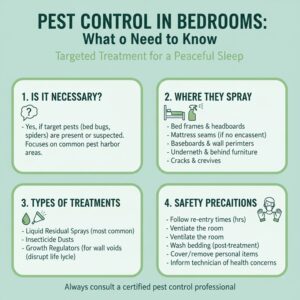 Does Pest Control Spray in Bedrooms