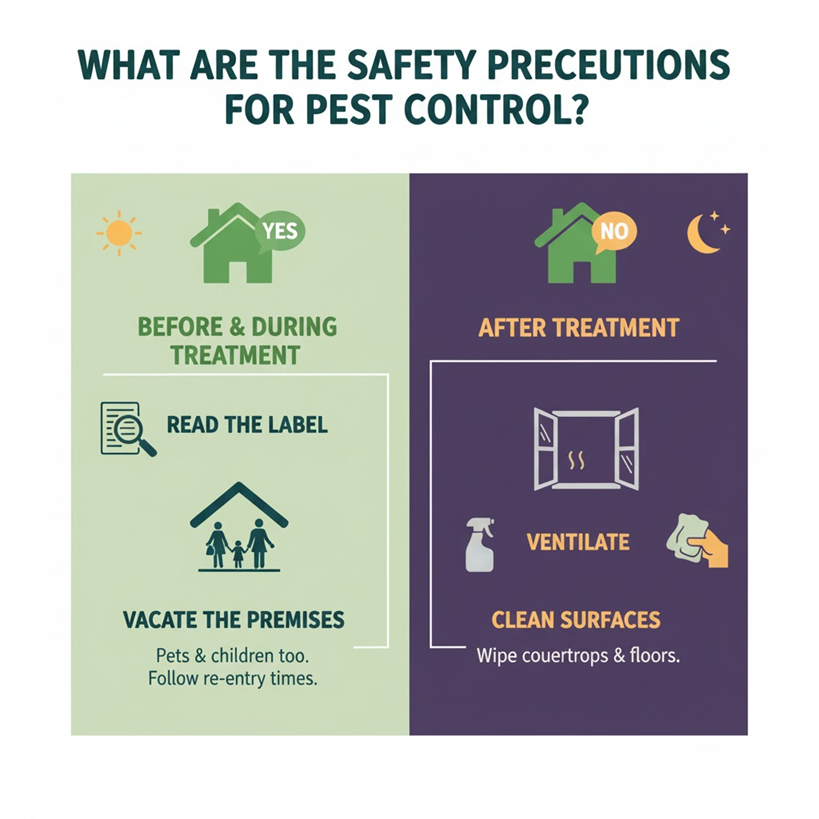 What Are the Safety Precautions for Pest Control?