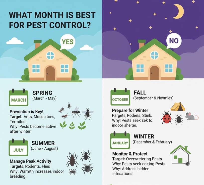What Month Is Best for Pest Control in Cincinnati, Ohio?