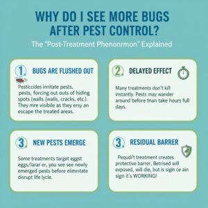 Why Do I See More Bugs After Pest Control?